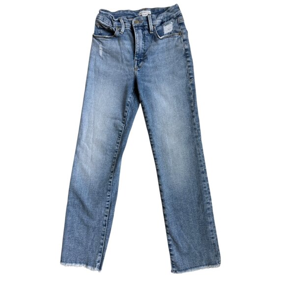 Good American Good Legs Straight Jeans in Indigo614 Size 27 - Picture 2 of 13